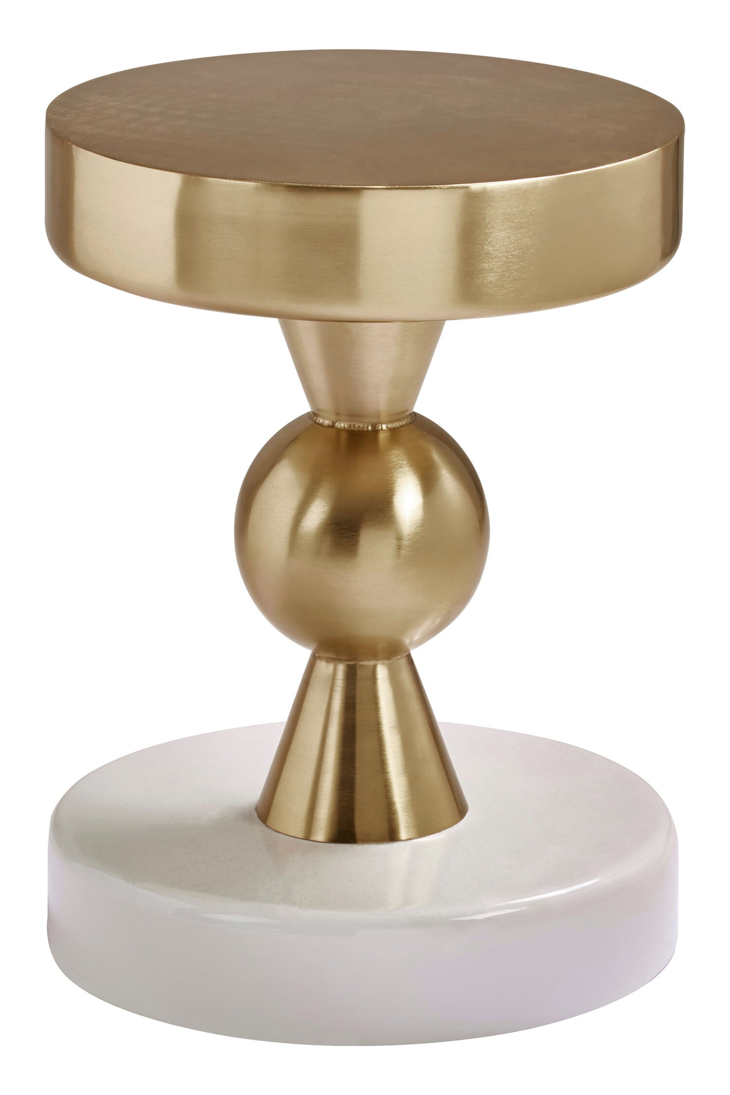 Vogue Gold And Ivory Side Table