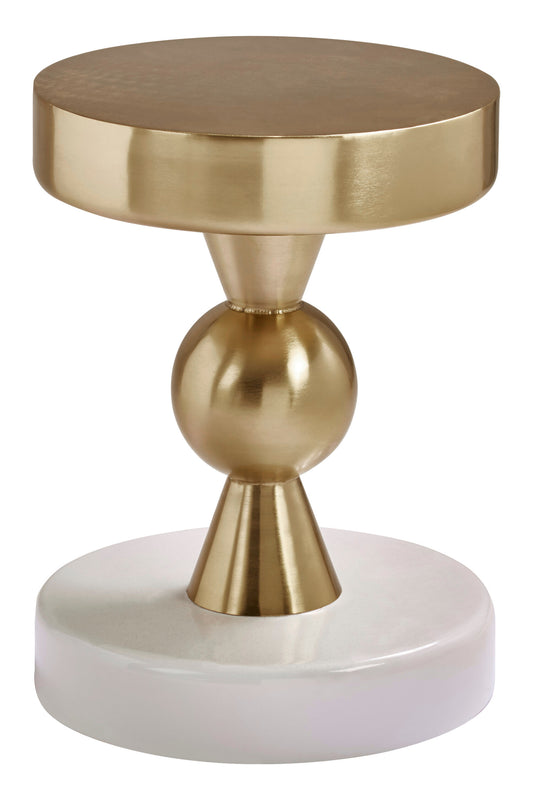 Vogue Gold And Ivory Side Table