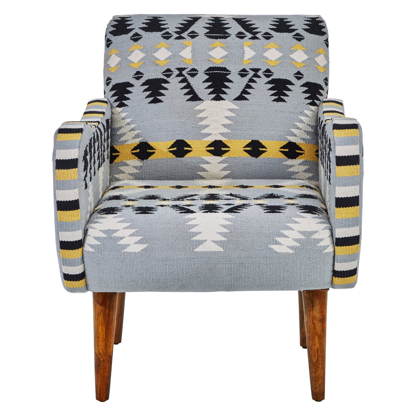Azteca Kilim Mango Wood Armchair