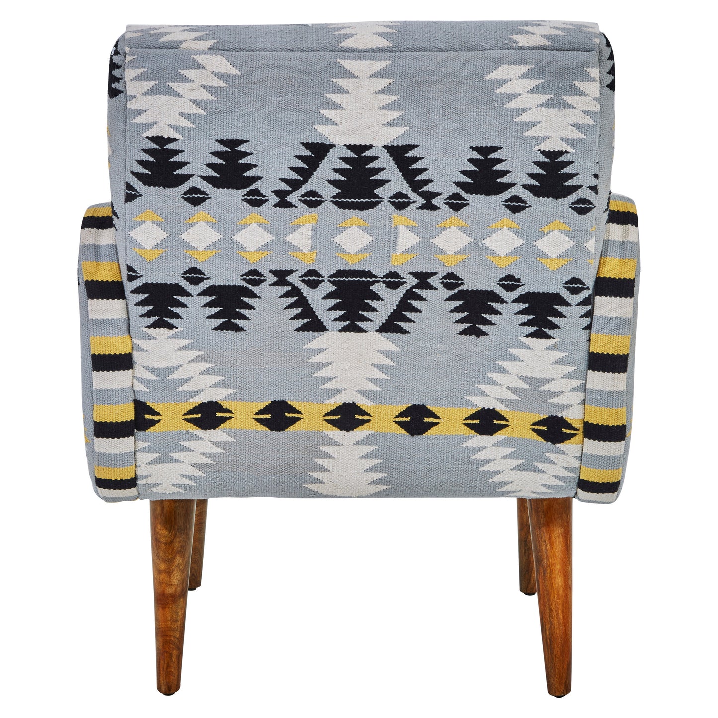 Azteca Kilim Mango Wood Armchair | Bali & Blue