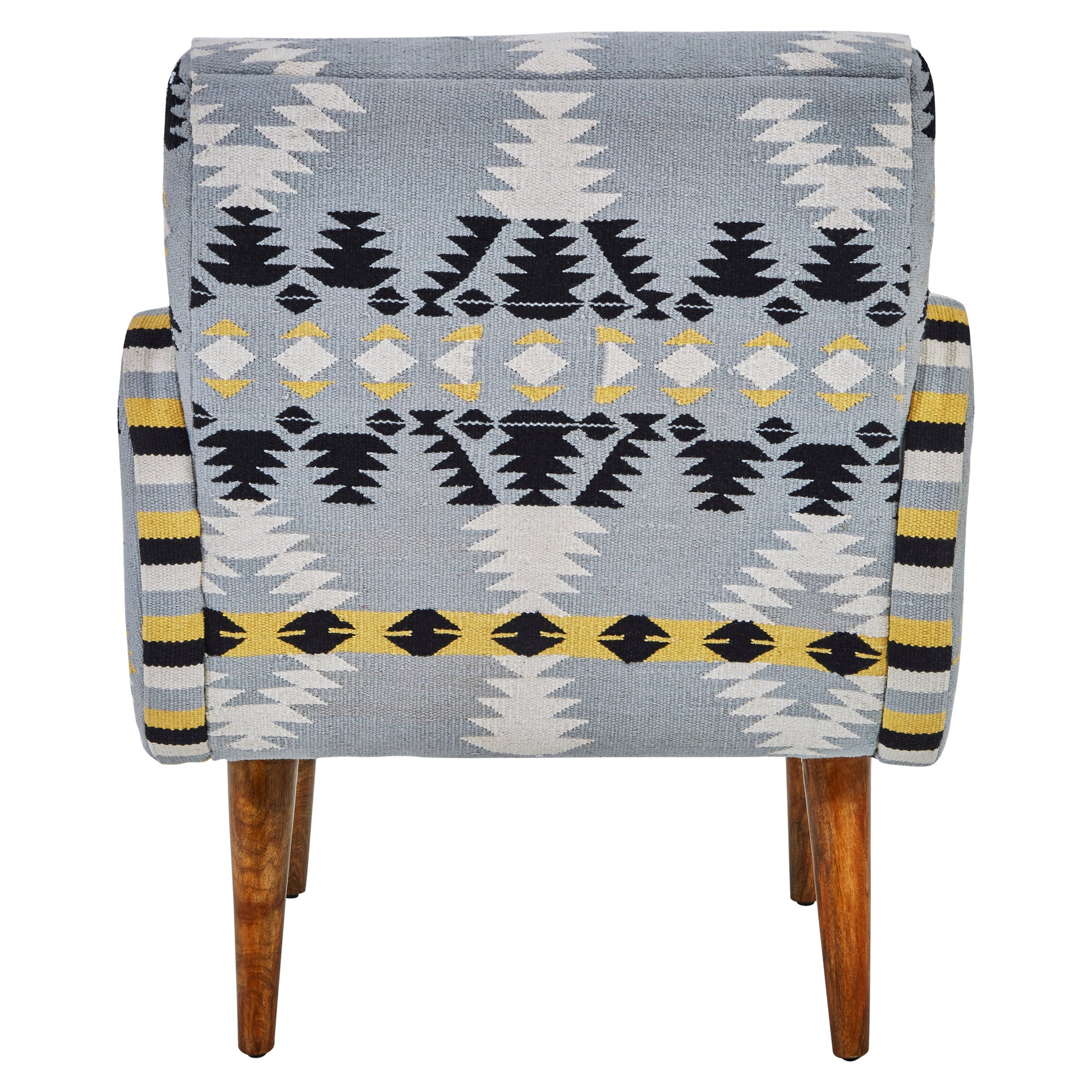 Azteca Kilim Mango Wood Armchair | Bali & Blue