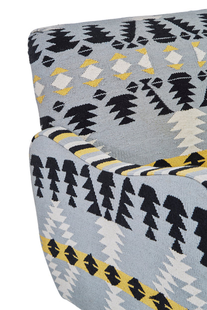 Azteca Kilim Mango Wood Armchair