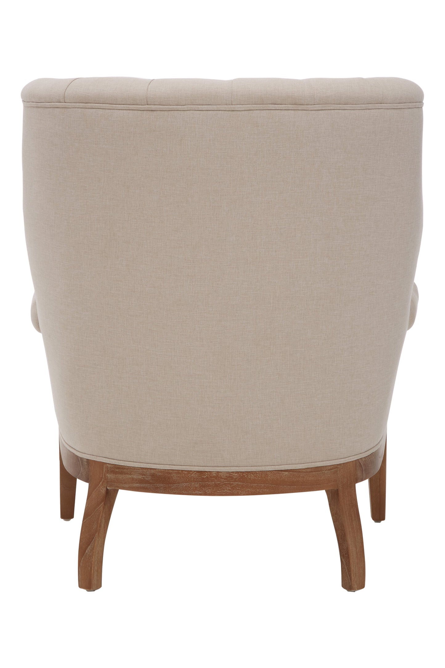 Lille Cream Armchair with Tufted Back