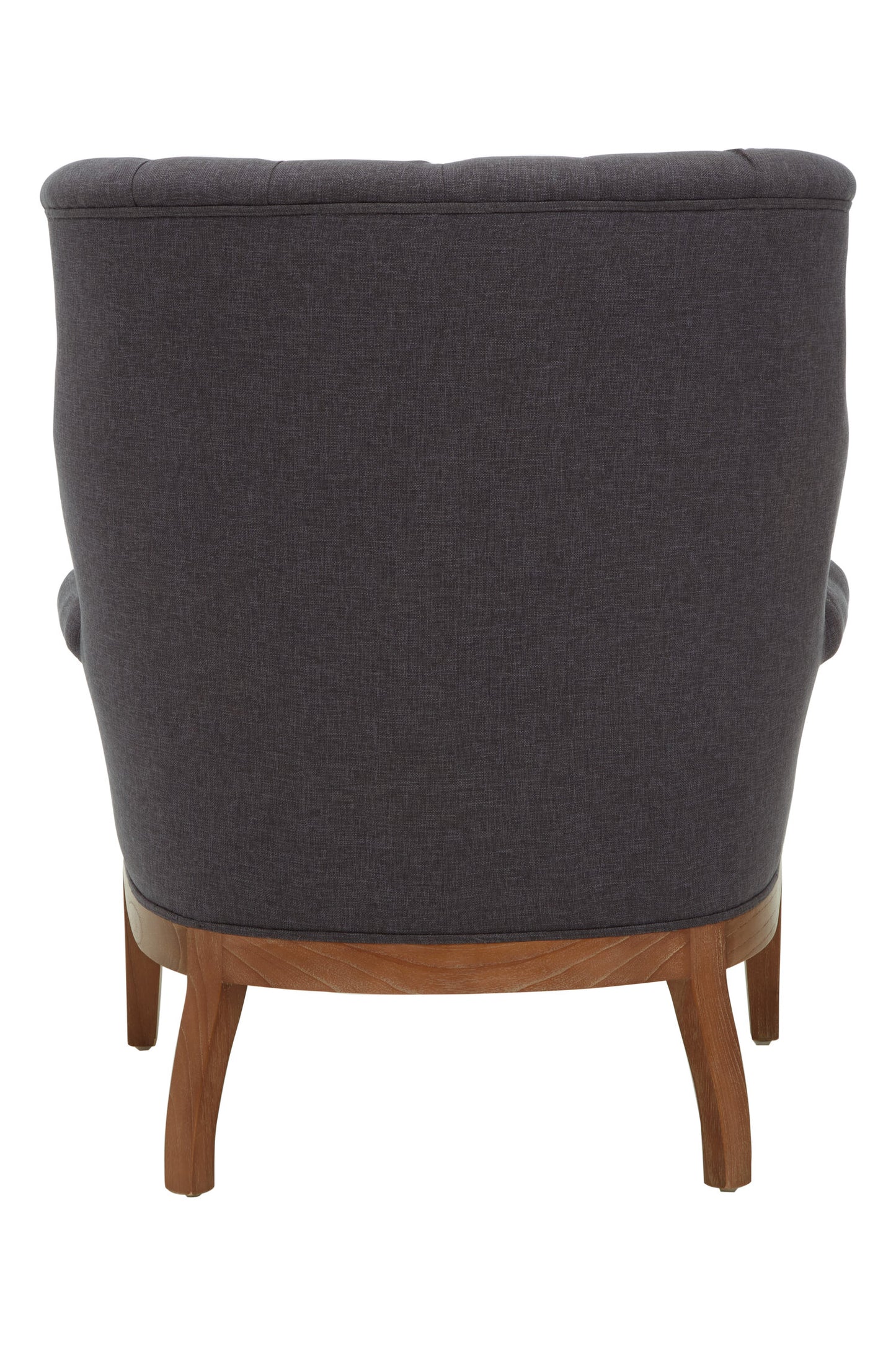 Lille Graphite Grey Armchair with Tufted Back