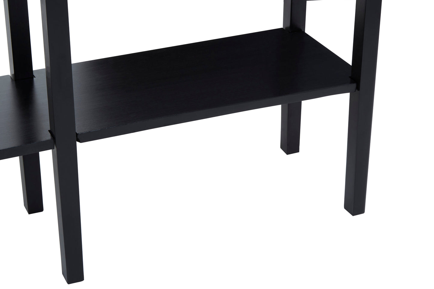 Corsica Black Rattan 2 Drawer Console Table