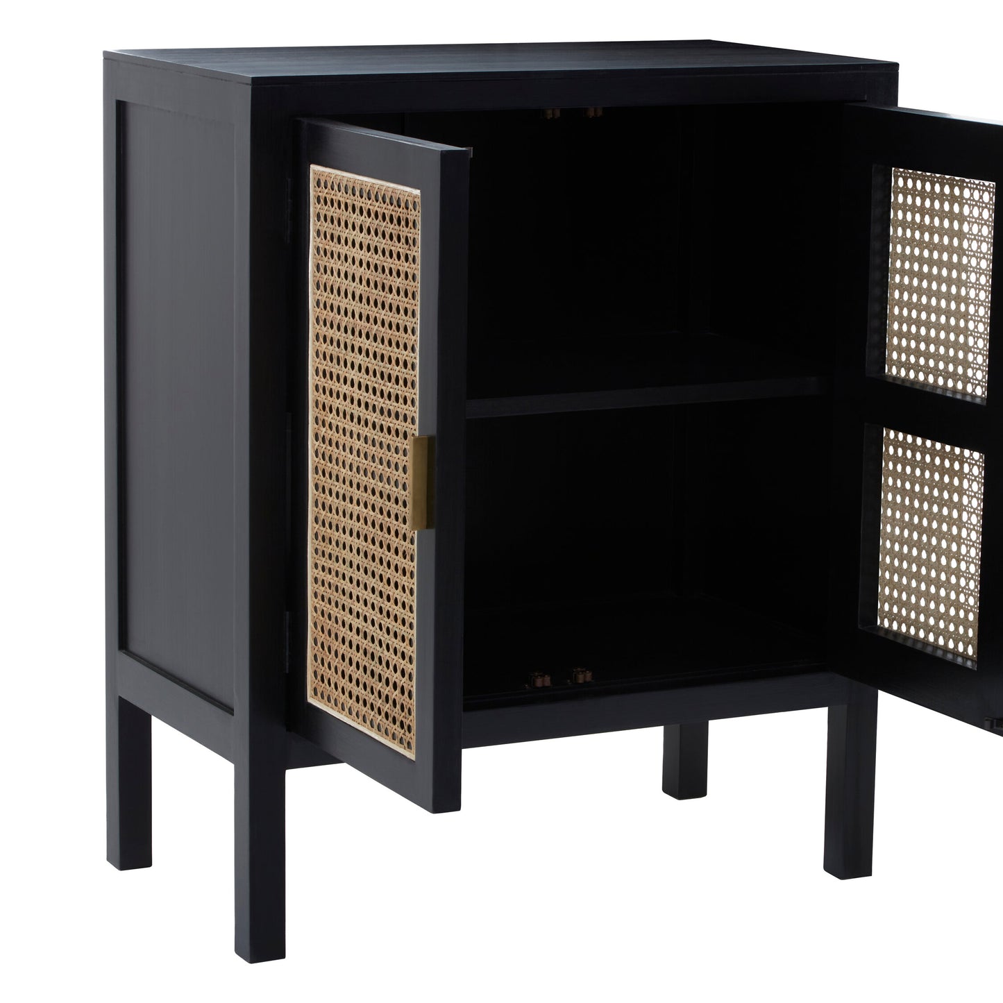 Corsica Black Rattan 2 Door Sideboard