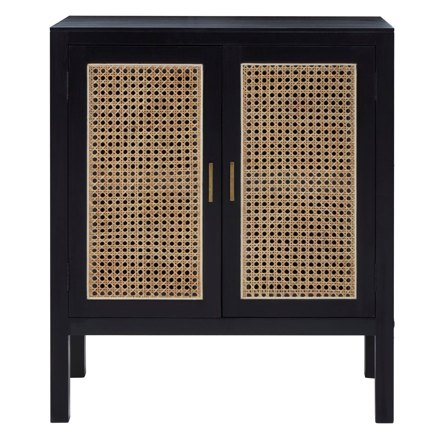 Corsica Black Rattan 2 Door Sideboard | Bali & Blue
