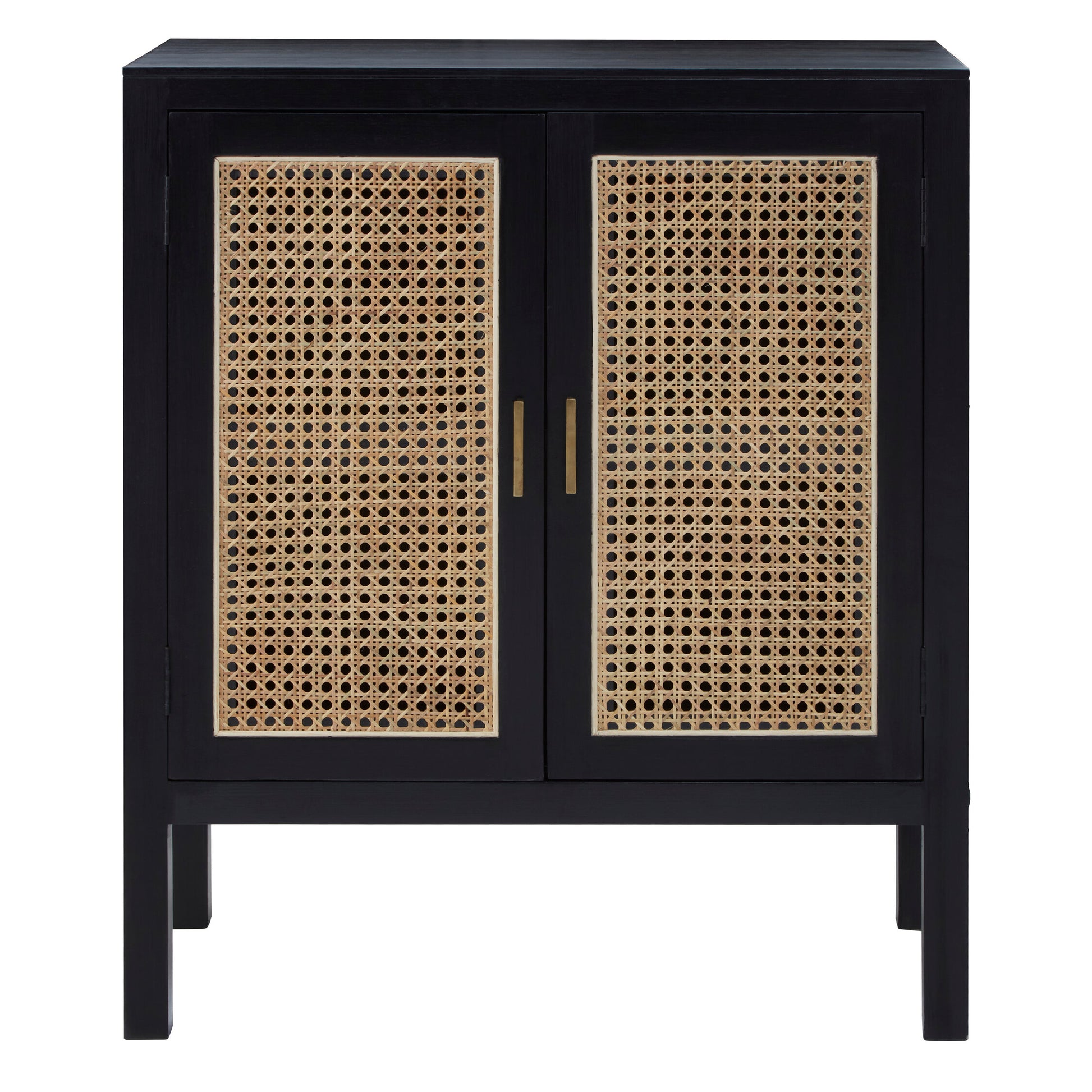 Corsica Black Rattan 2 Door Sideboard | Bali & Blue