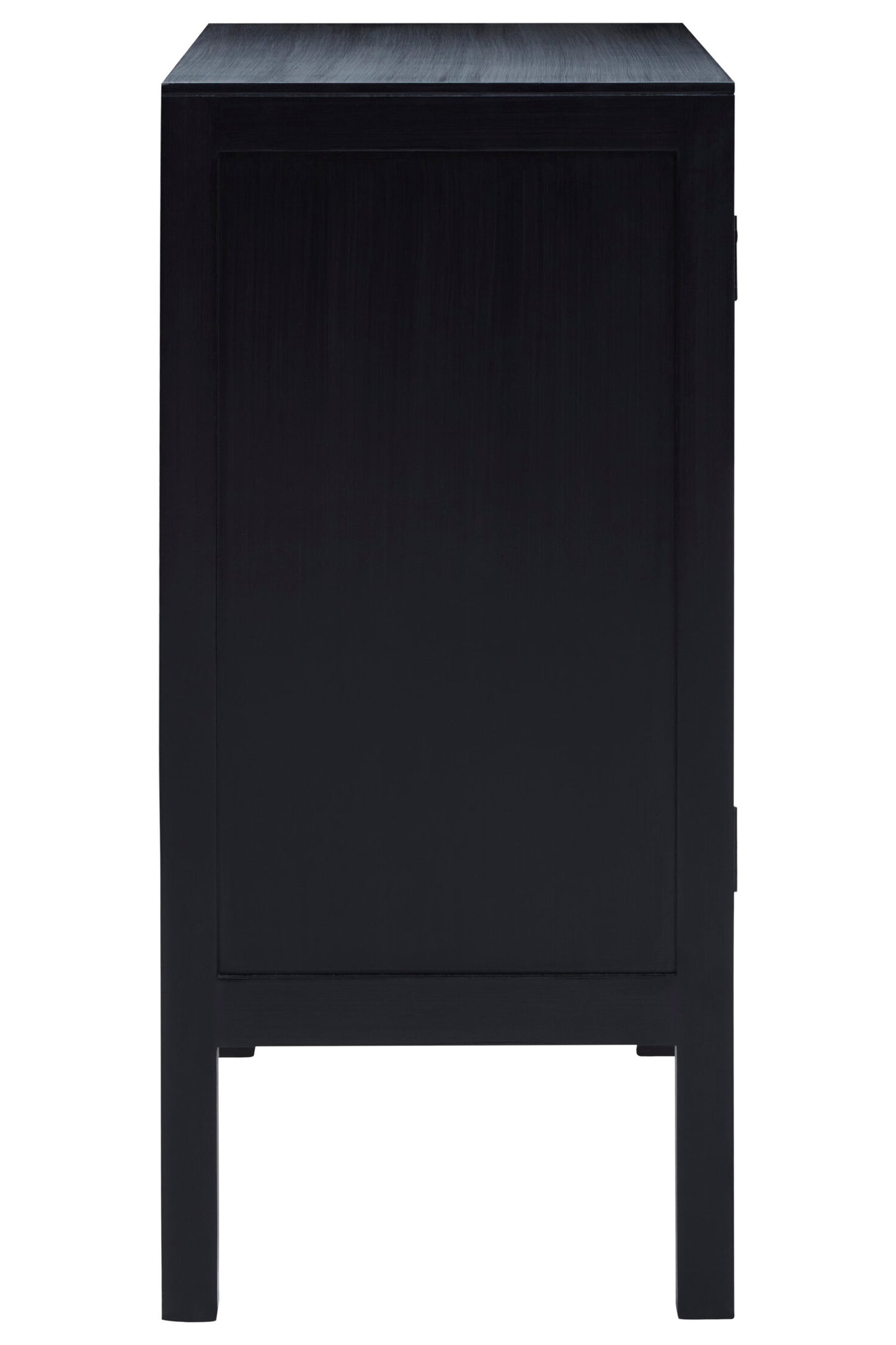 Corsica Black Rattan 2 Door Sideboard