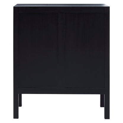 Corsica Black Rattan 2 Door Sideboard | Bali & Blue
