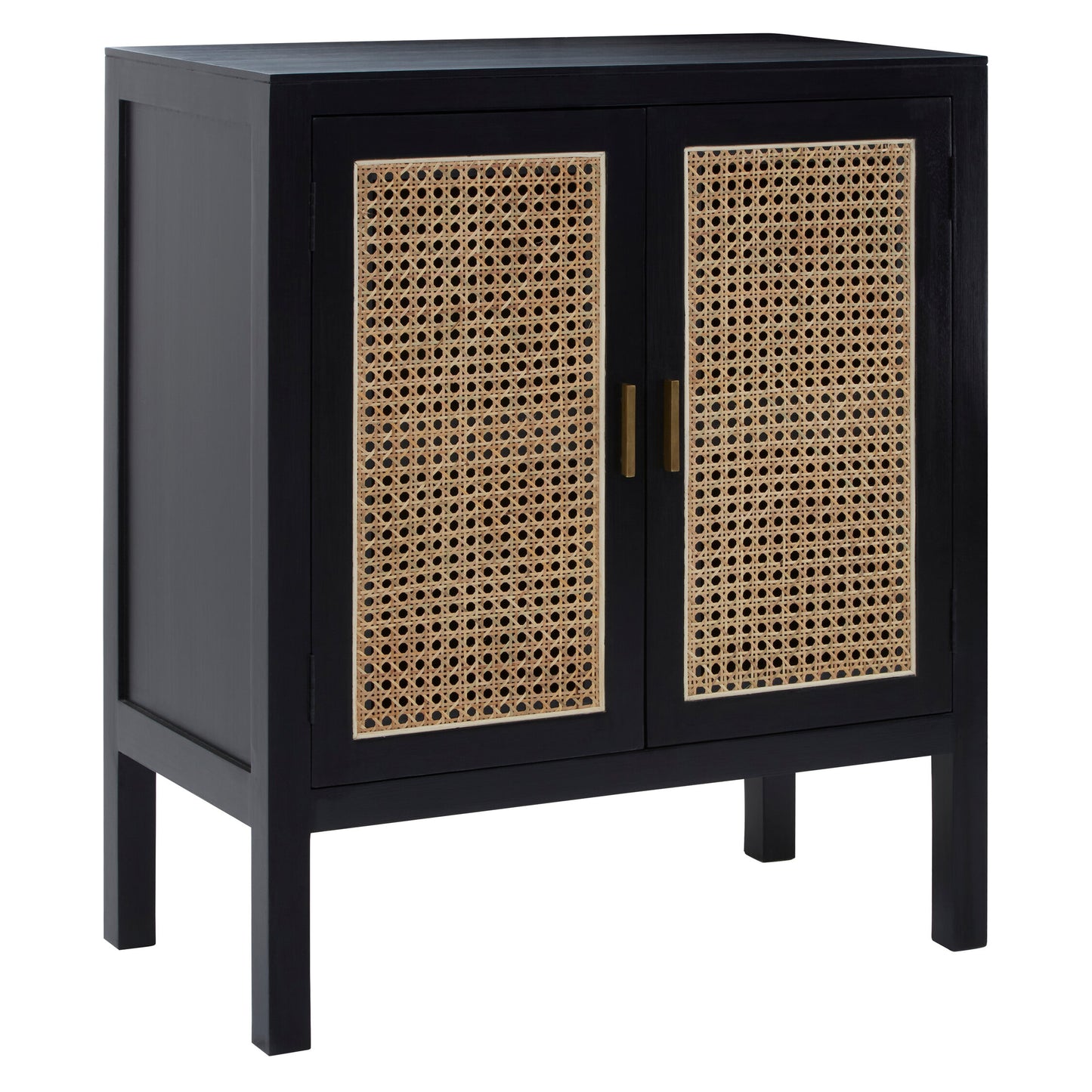 Corsica Black Rattan 2 Door Sideboard
