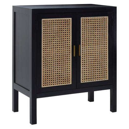 Corsica Black Rattan 2 Door Sideboard