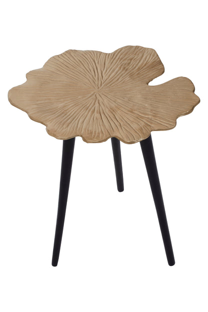 Gold Leaf Small Side Table