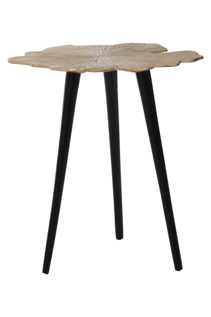Gold Leaf Small Side Table