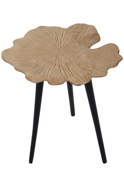 Gold Leaf Small Side Table