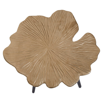 Gold Leaf Small Side Table