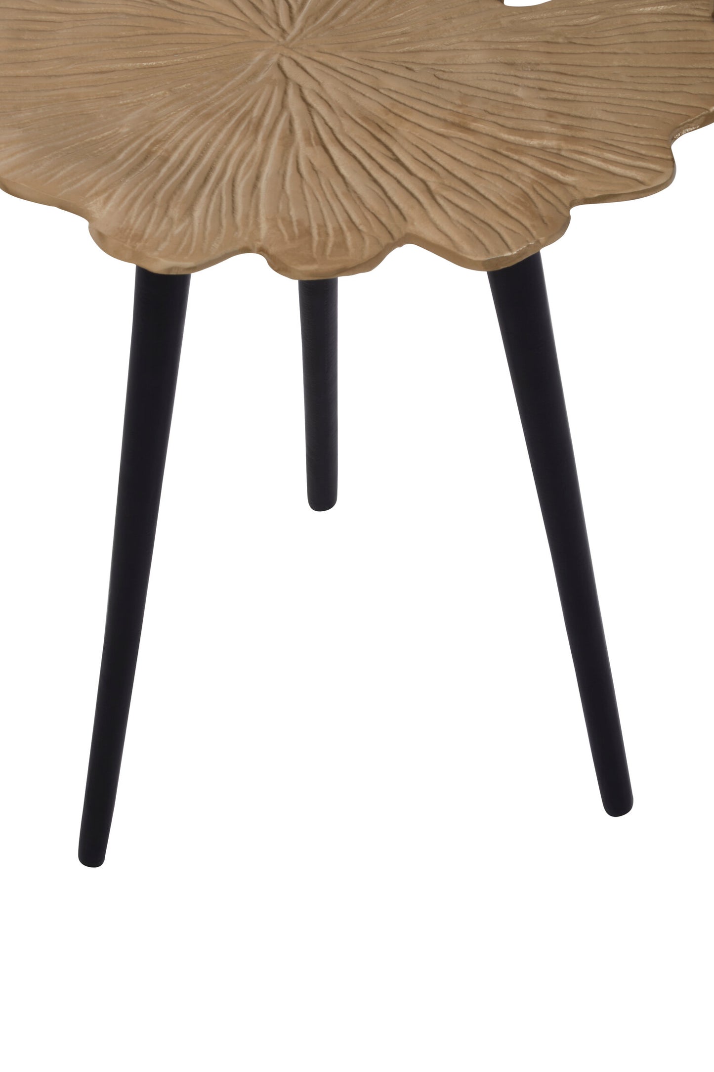 Gold Leaf Small Side Table