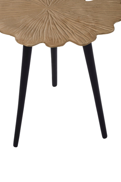 Gold Leaf Small Side Table
