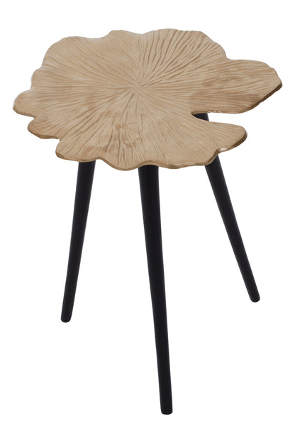 Gold Leaf Small Side Table