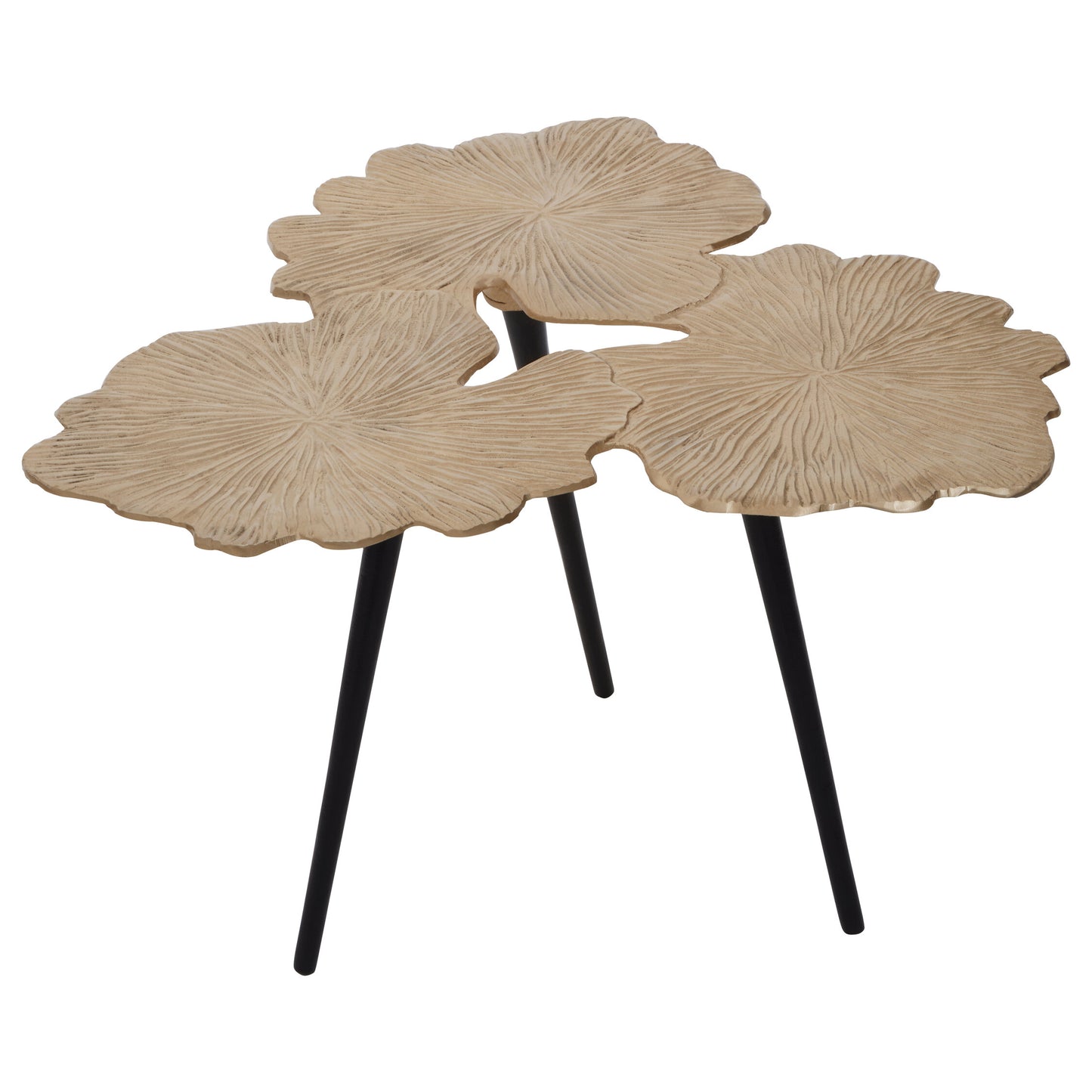 Gold Leaf Large Side Table