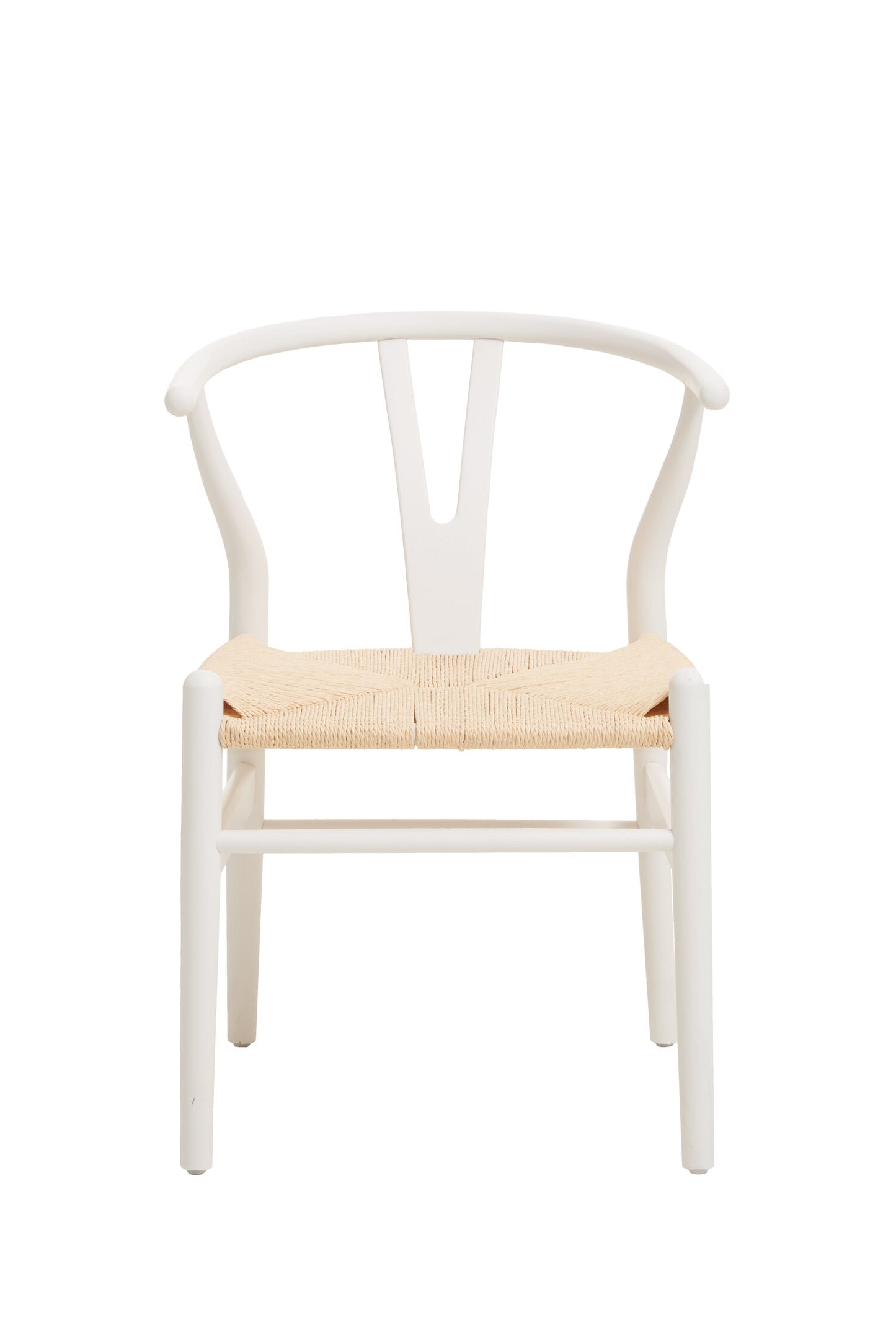 Austin Coastal Wishbone Antique White Chair Dining Chair | Bali & Blue