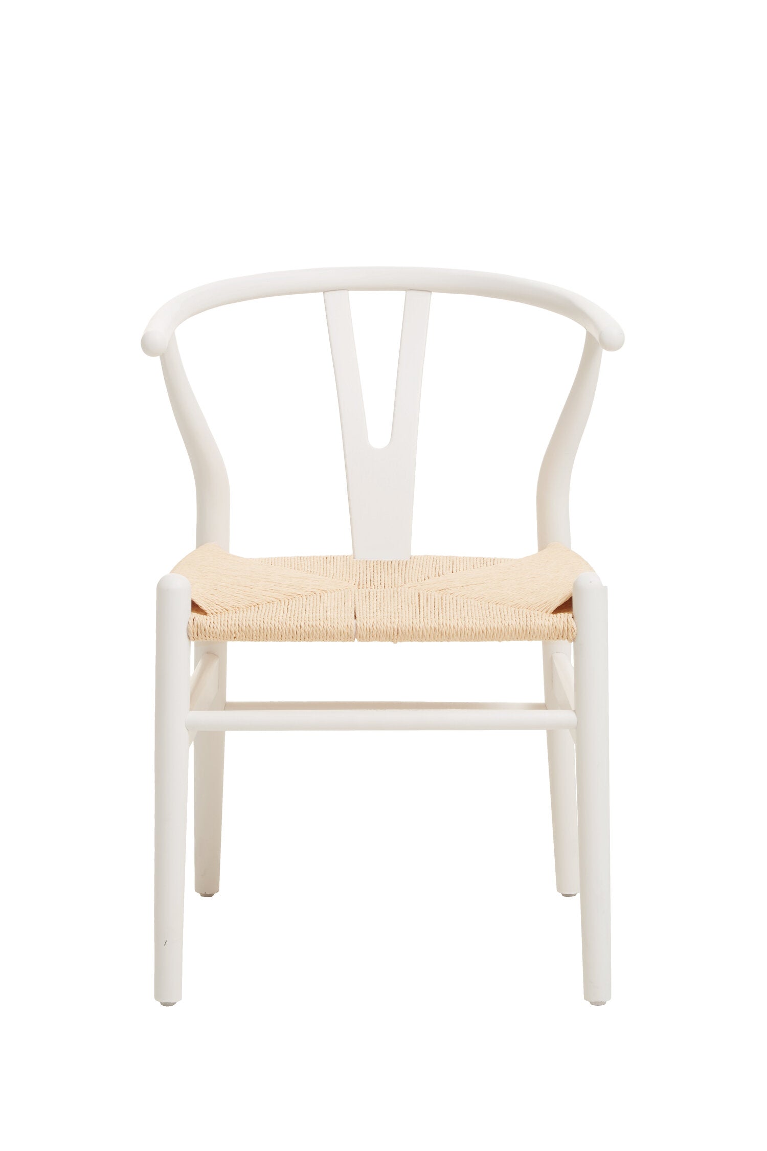 Austin Coastal Wishbone Antique White Chair Dining Chair | Bali & Blue