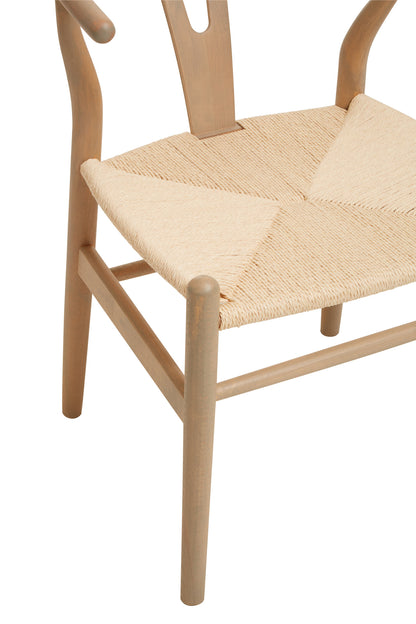 Austin Wishbone Beech Wood Dining Chair