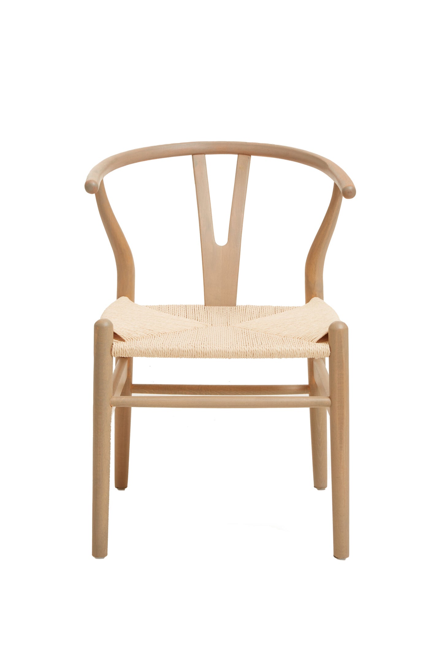 Austin Wishbone Beech Wood Chair Dining Chair | Bali & Blue