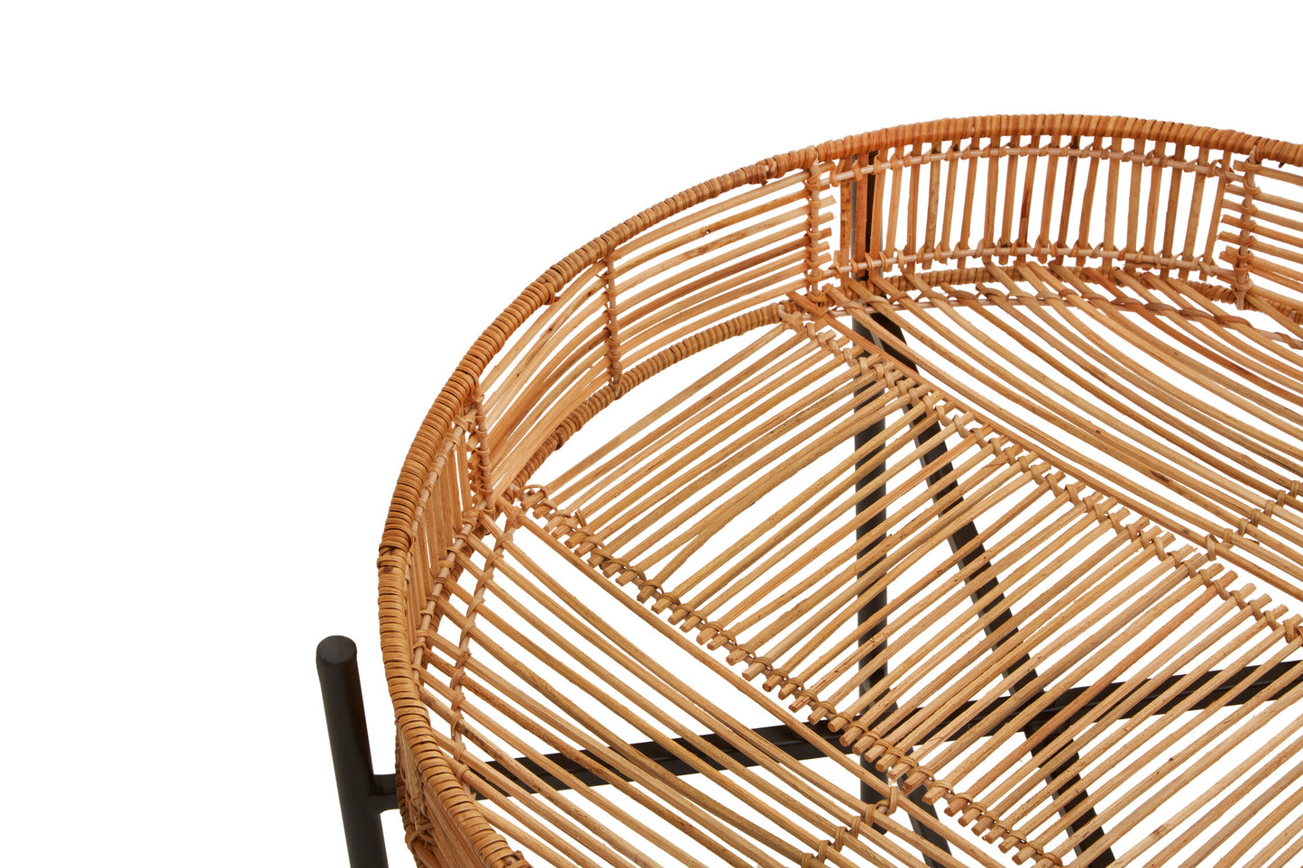 Congo Set Of 2 Natural Rattan Side Tables