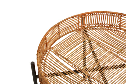 Congo Set Of 2 Natural Rattan Side Tables