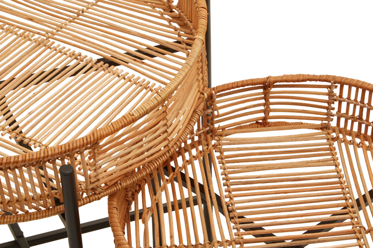 Congo Set Of 2 Natural Rattan Side Tables
