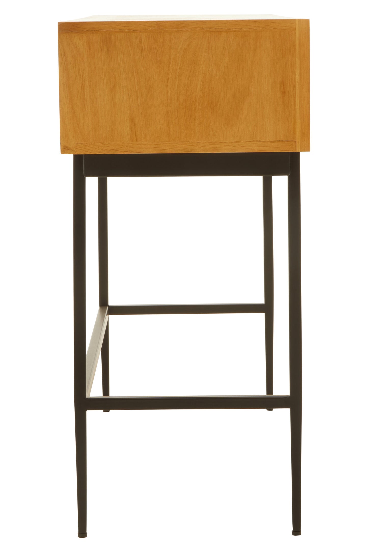 Antonio Natural Finish Console Table with 2 Drawers