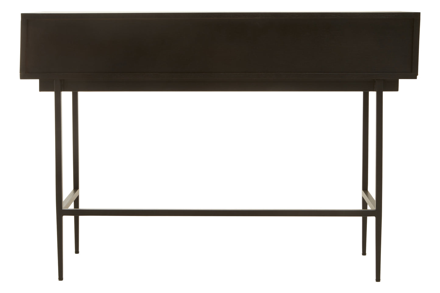 Antonio Black Finish Console Table with 2 Drawers