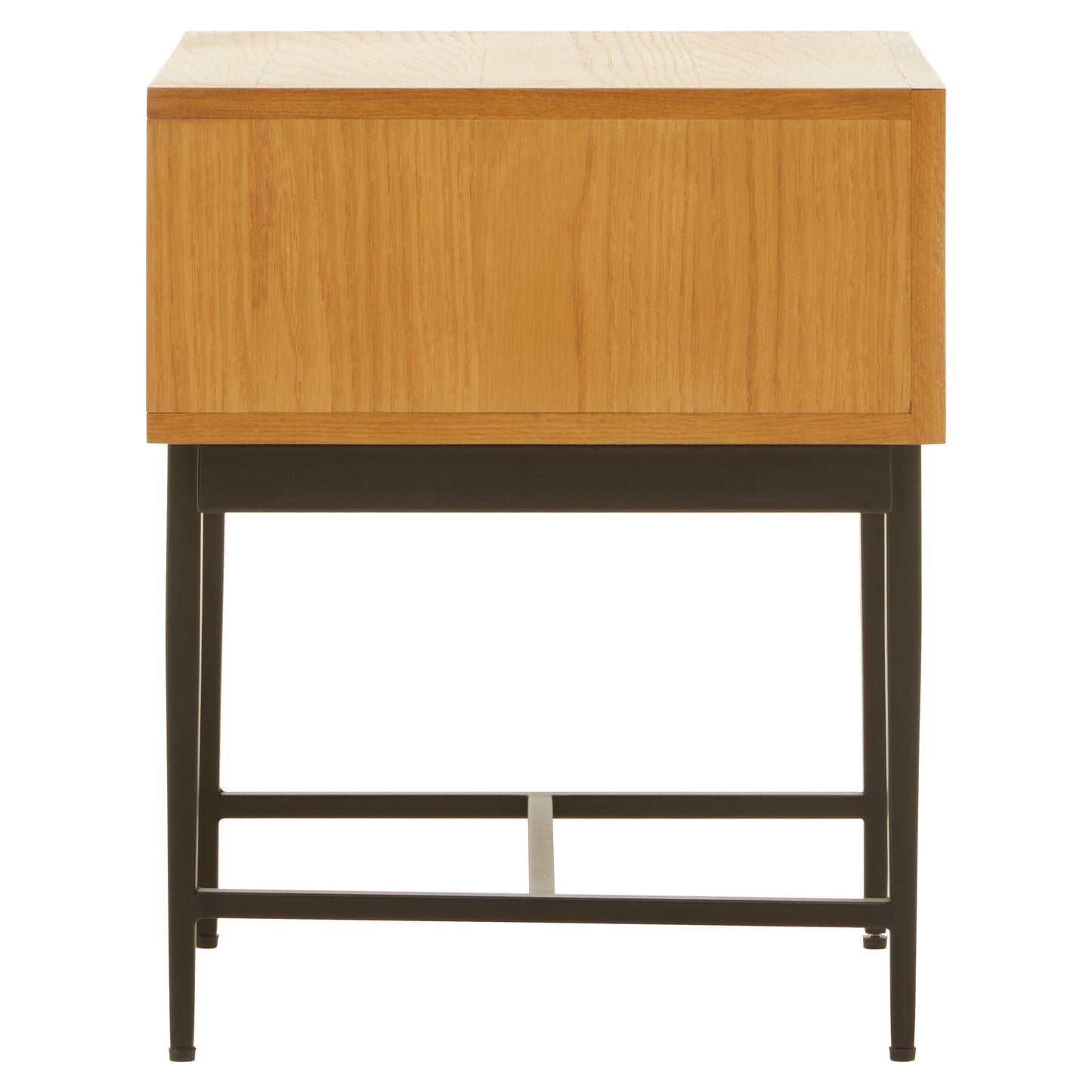 Antonio Natural Finish Side Table with 1 Drawer