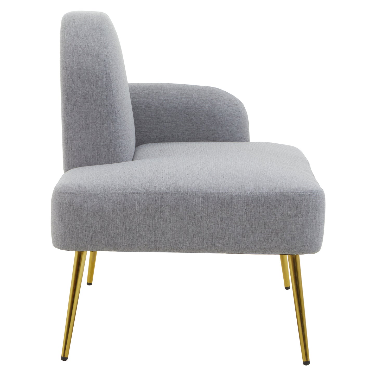 Cleopatra Grey Right Hand Modern Chaise Longue