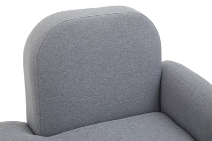 Cleopatra Grey Right Hand Modern Chaise Longue