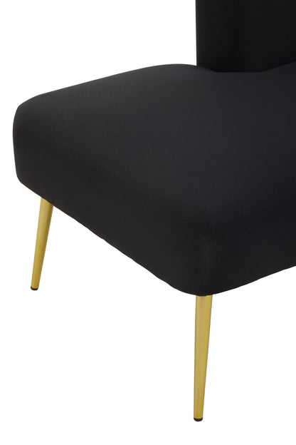Cleopatra Black Right Hand Modern Chaise Longue