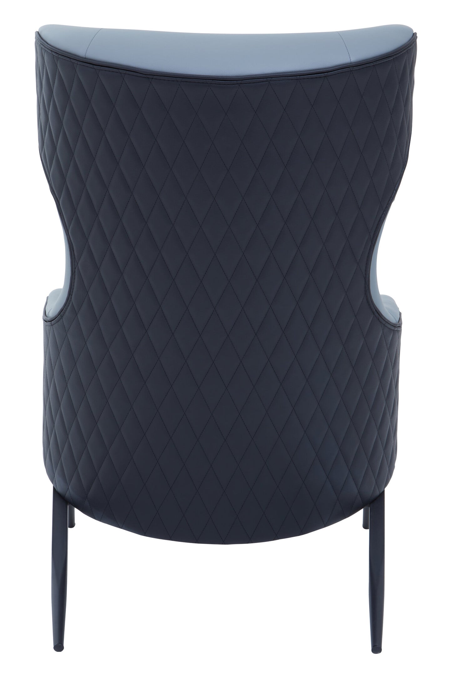 Kwan Grey Mid-Century Wingback Armchair | Bali & Blue