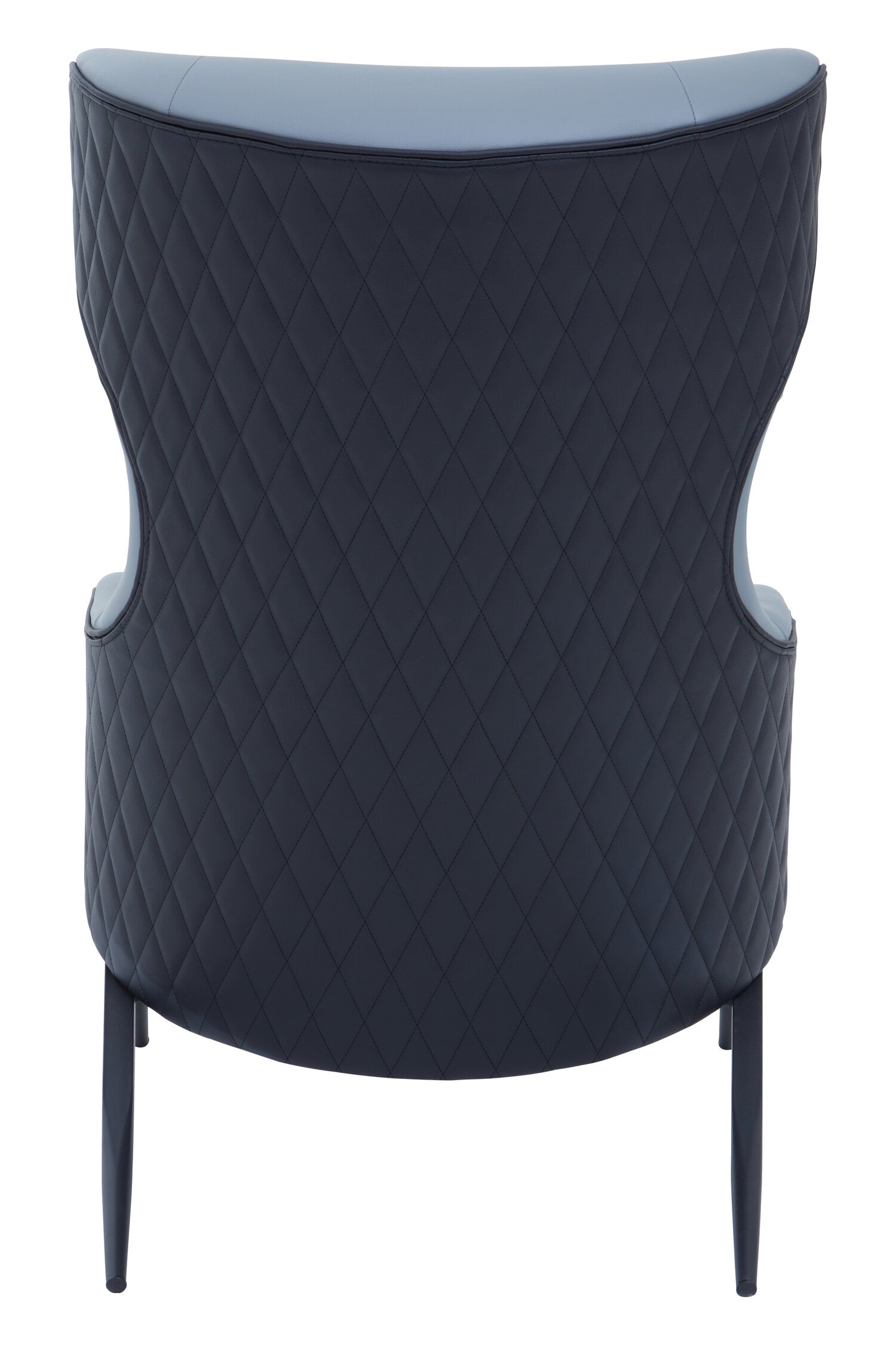 Kwan Grey Mid-Century Wingback Armchair | Bali & Blue