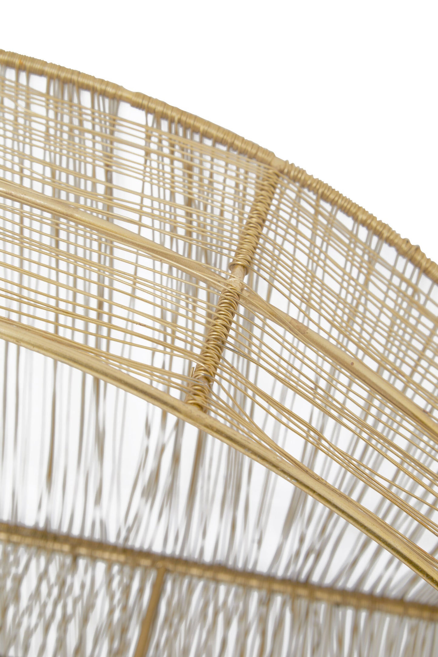 Artemis Gold Wire Round Wall Shelf