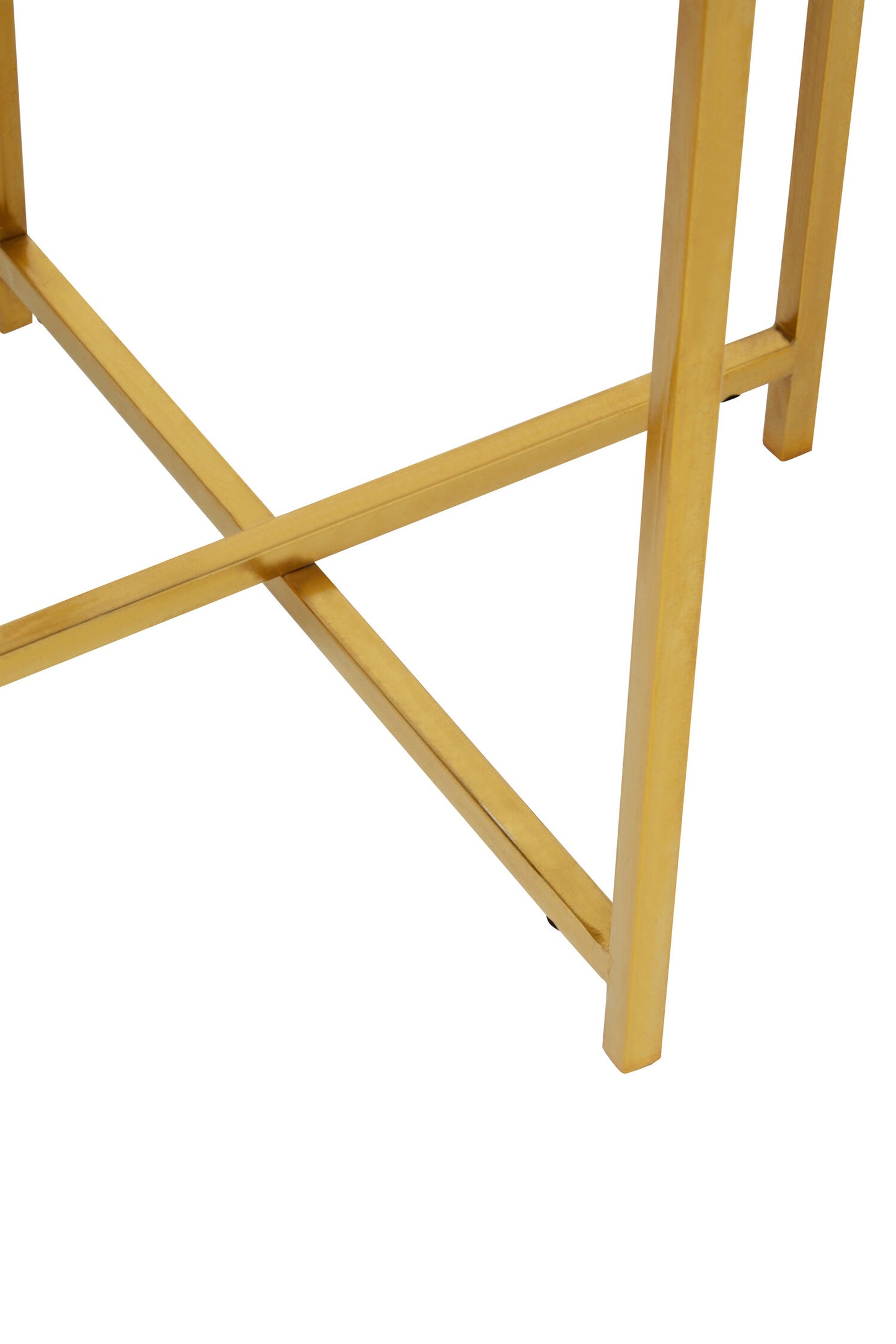 Artemis Set Of 2 Black Wire And Gold Frame Side Tables
