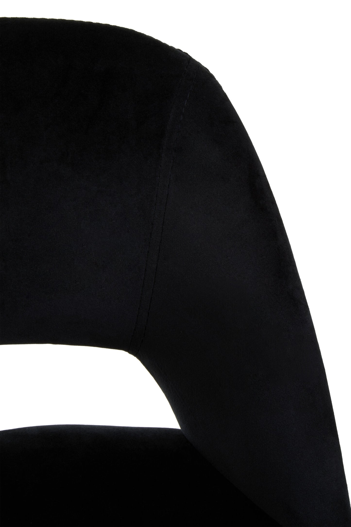 Benjamin Black Velvet Modern Bar Chair