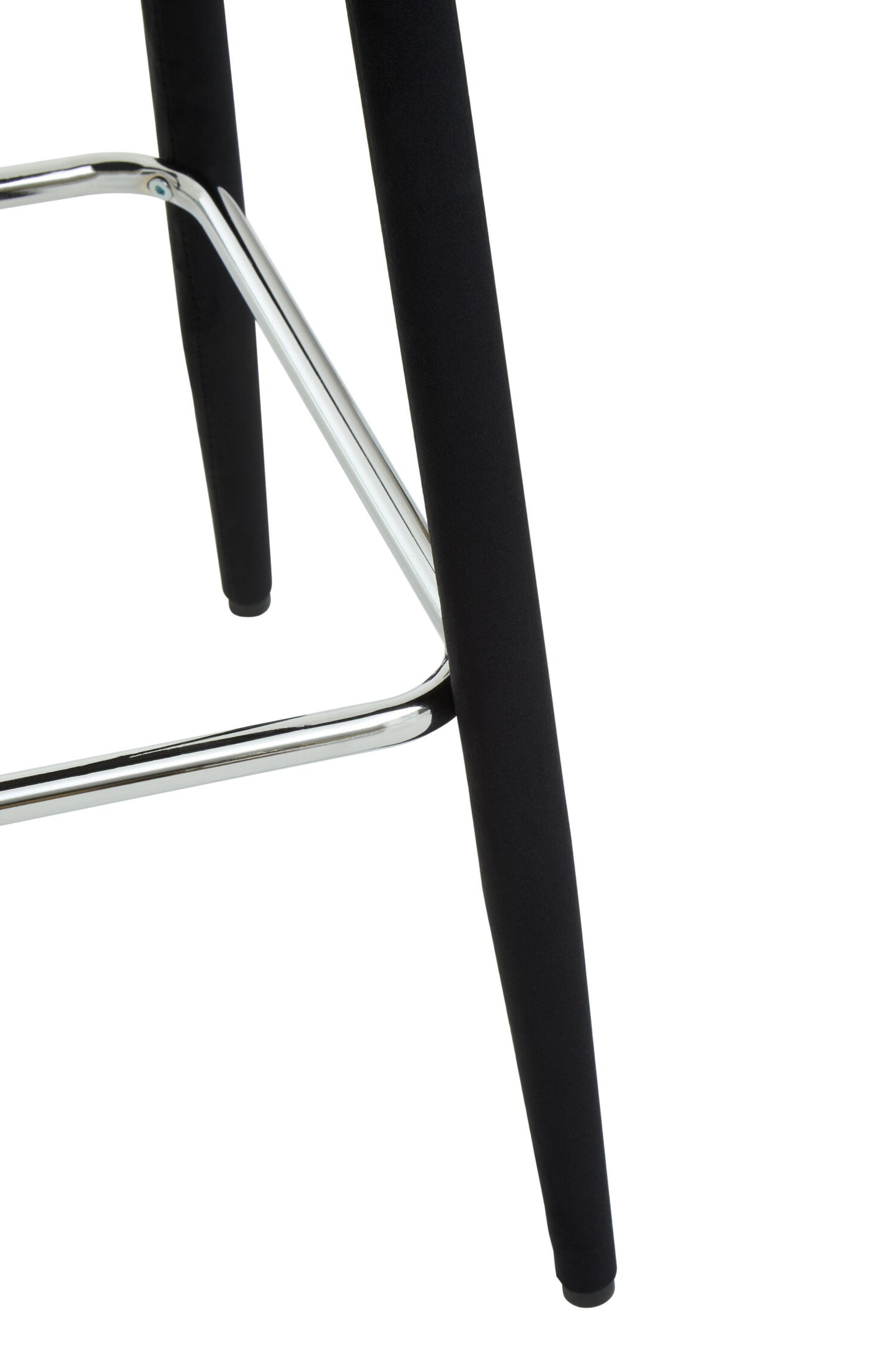Benjamin Black Velvet Modern Bar Chair