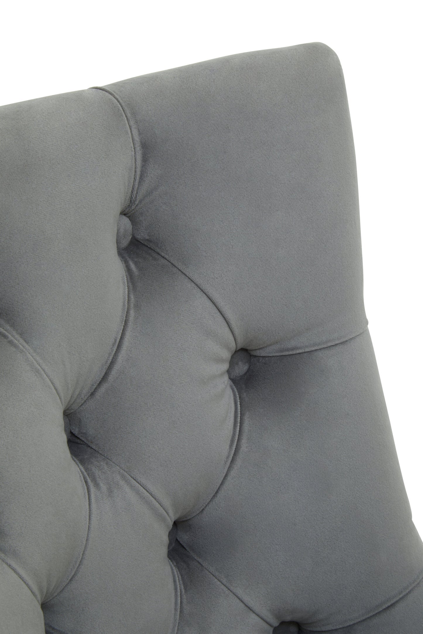 Cleo Grey Velvet and Gold Base Home Office Chair