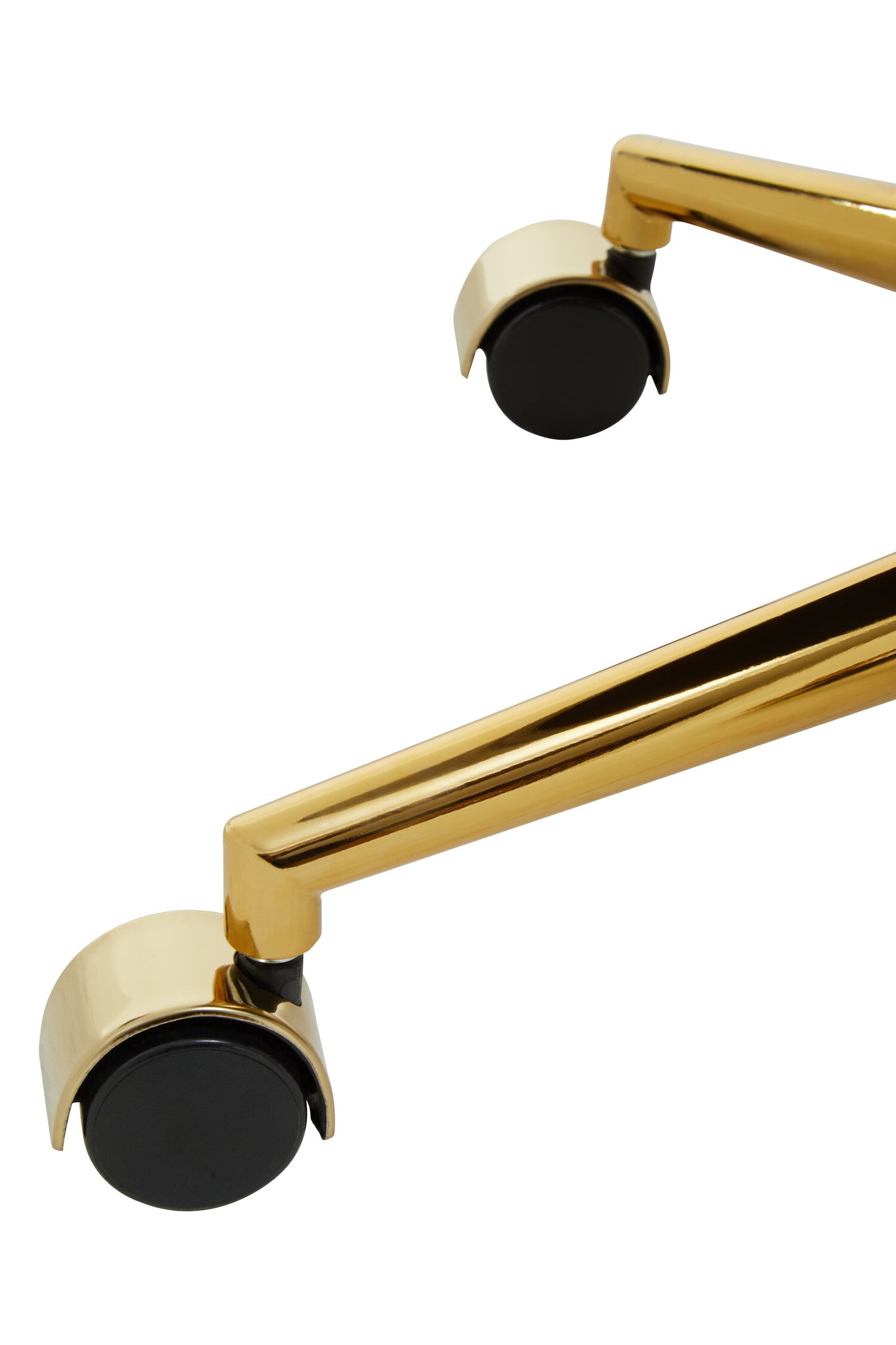 Cleo Grey Velvet and Gold Base Home Office Chair