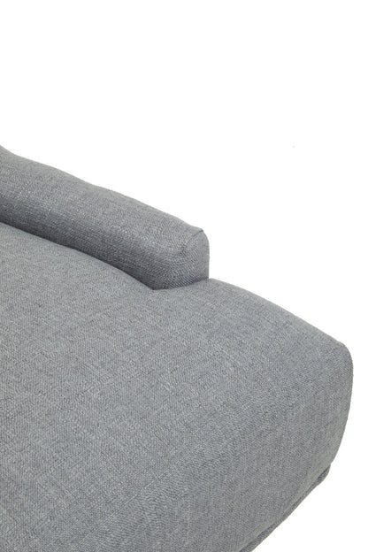 Cleo Grey Fabric Chrome Home Office Chair