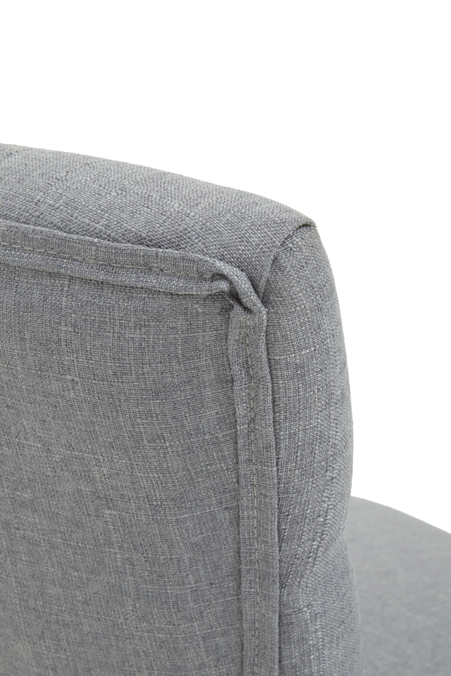 Cleo Grey Fabric Chrome Home Office Chair