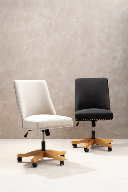 Donatella Natural Fabric Home Office Chair