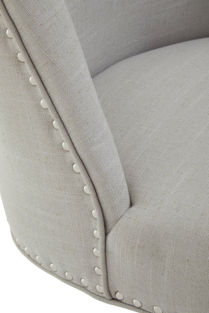 Donatella Natural Fabric Home Office Chair