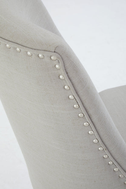Donatella Natural Fabric Home Office Chair
